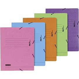 1 Portfolio Folder FACT! with Elastic Band Trend Assorted Colours