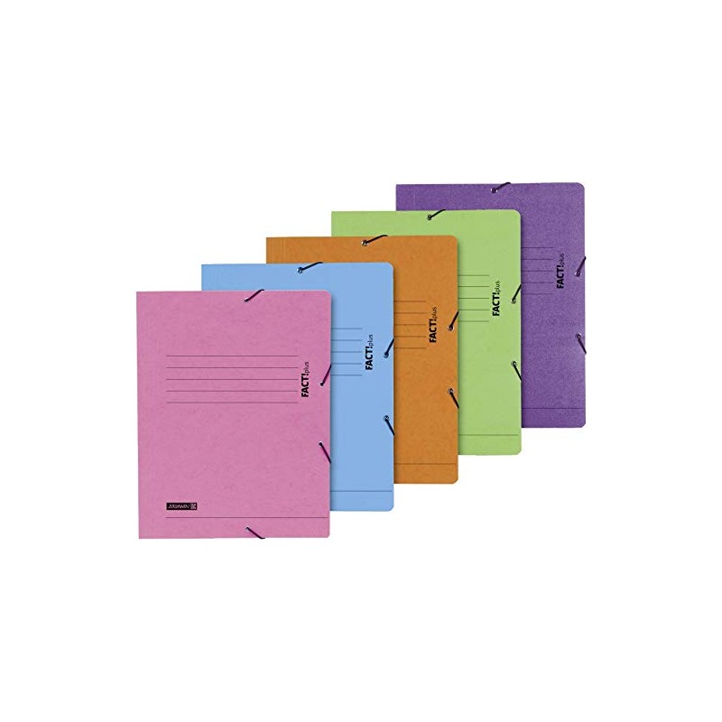 1 Portfolio Folder FACT! with Elastic Band Trend Assorted Colours