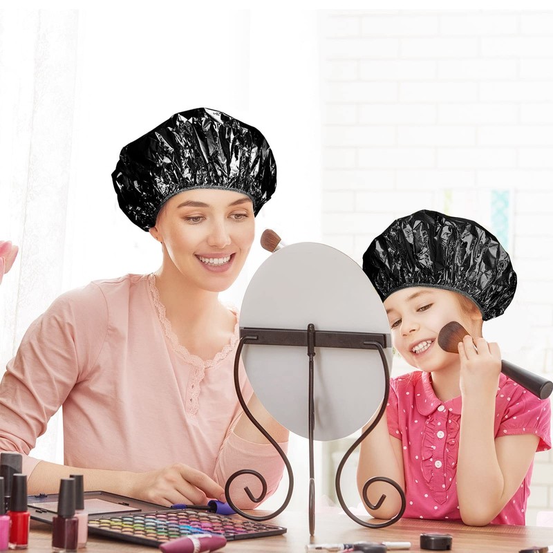 12 Pieces Deep Conditioning Caps Aluminum Foil Reusable Hair Processing