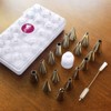 Professional 18-Piece Cake Decorating Tip Set by Frosted Finish­ -