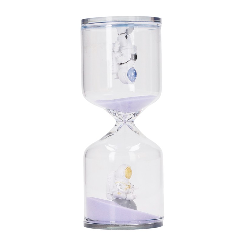 Decorative Sand Timer Clock Space Man Educational Hourglass for Office