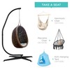 Best Choice Products Metal Hanging Hammock C-Stand for Chair, Porch