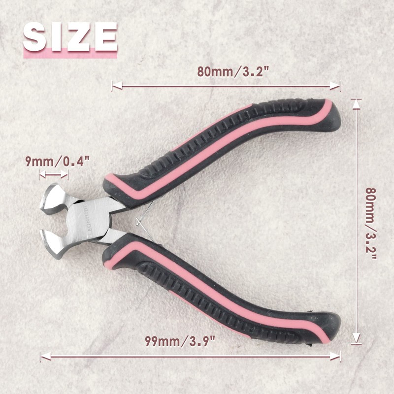 LEONTOOL Mini End Cutting Pliers 4 Inch Flush Cutting Pliers