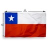 DANF Chile Flag 3x5 Ft Thick Polyester, Fade Resistant, Brass