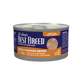 Best Breed Dr. Gary's Tuna & Chicken Canned Food for Cats - 24 x 3 oz.