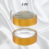 AHANDMAKER 3X Domed Magnifying Glass, 75mm Golden Desktop Paperweight Magnifier