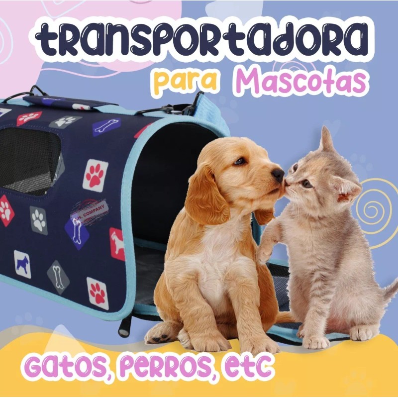 Nunbell Transportadora De Tela Para Perro Bolso Desmontable Chico