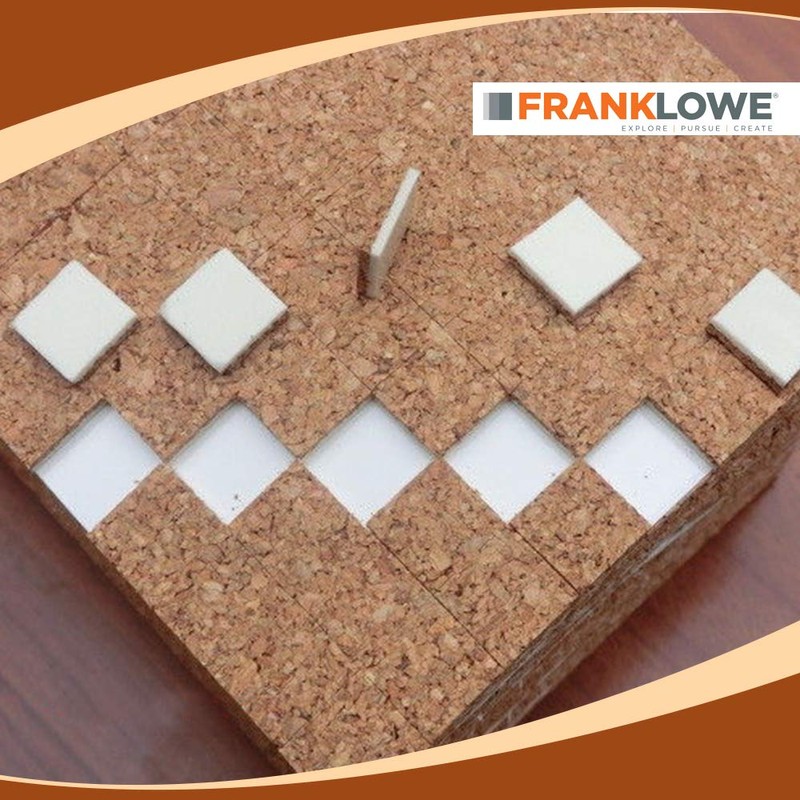 Frank Lowe Cork with Static Back Foam Pads for Glass