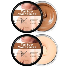Tattoo Concealer, Tattoo Remover, Scar Concealer, Waterproof Makeup Concealer Tattoo Set, Body Makeup Lotion, 20 g + 20 g