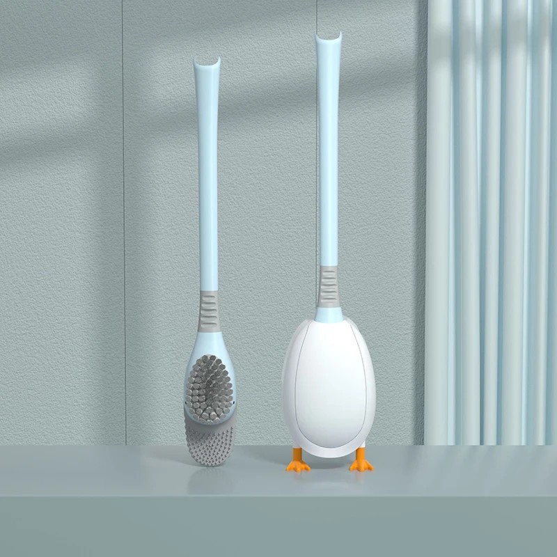 Silicone Toilet Brush for Deep Cleaning – Flexible Corner-Cleaning Brush