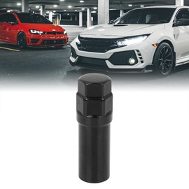 X AUTOHAUX 7 Spline Black Wheel Lug Nut Drive Tuner Key Tool Lock 16.5mm