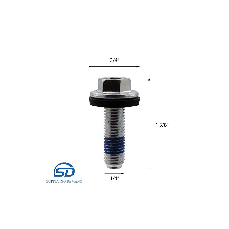 Supplying Demand 358237 285009 Clothes Washer Agitator Bolt Replacement with