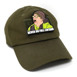 Never Go Full Libtard Liberal Scream PVC Hook and Loop Patch | Funny Tactical Patch