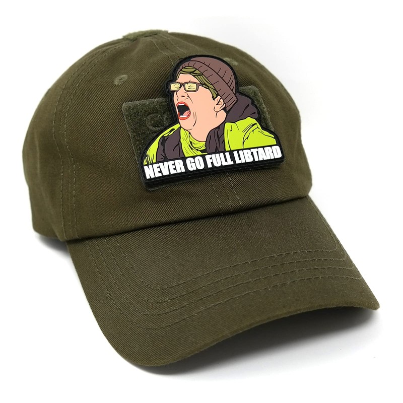 Never Go Full Libtard Liberal Scream PVC Hook and Loop