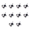 10pcs Micro Switches L R Button Left Right Tactile Bumper
