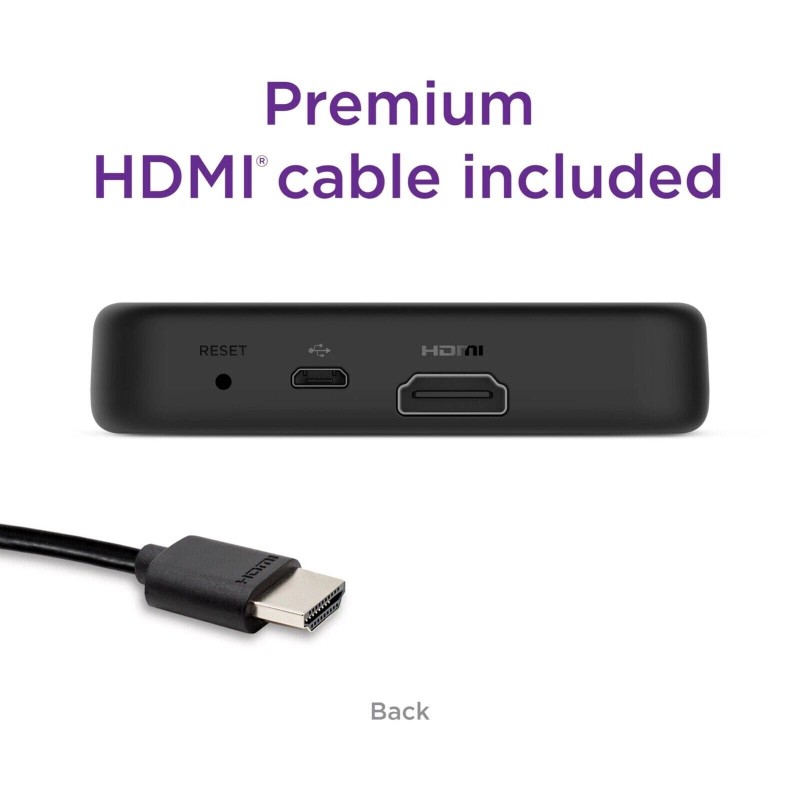 Roku Newest Roku Premiere 3920RW HD/4K/HDR Streaming Media Player Sealed