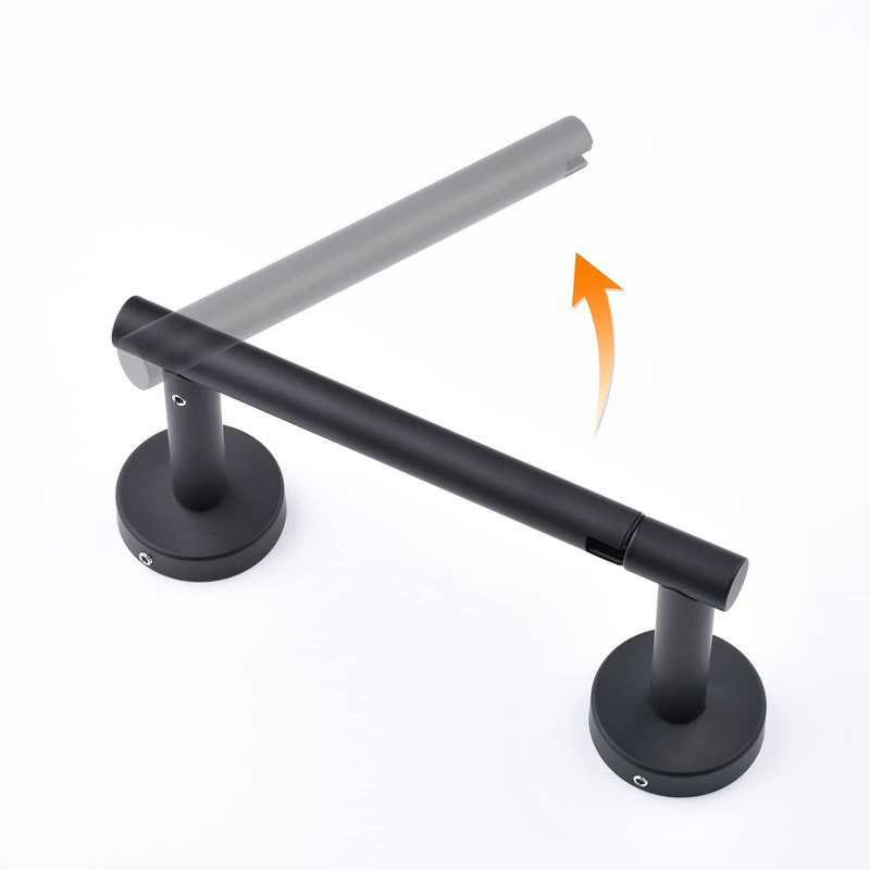Toilet Roll Holder, NEWRAIN Bathroom Toilet Roll Holder Wall Mounted,