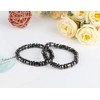 THUNARAZ 4Pcs Hematite Bracelet for Men Women Bangle Bracelet Magnetic