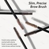 KYDA 2 Pcs Tinted Eyebrow Cream, Ultra-Fine Brush Tinted Brow