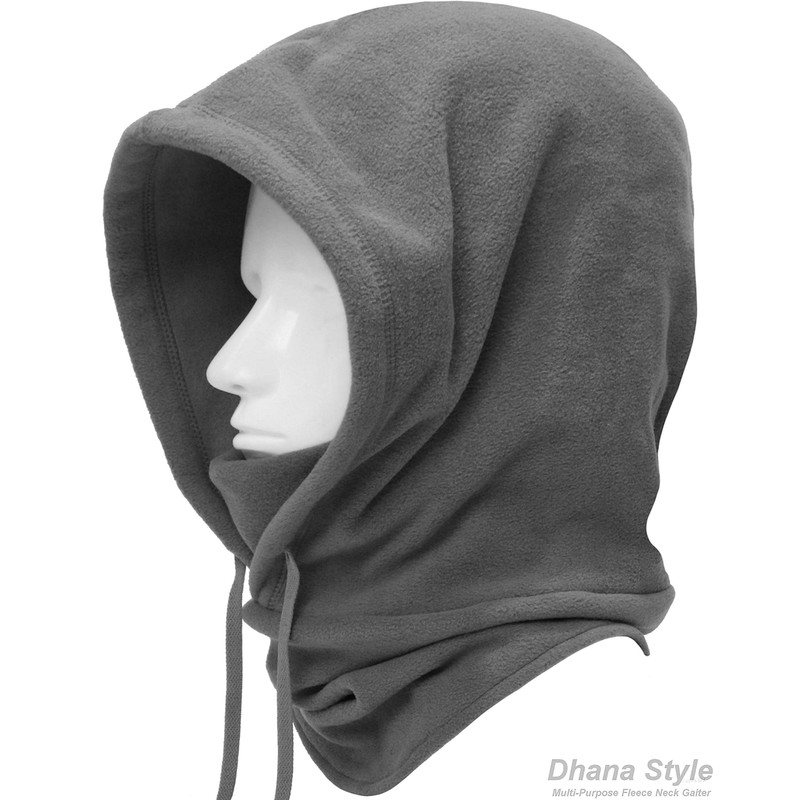 Long neck version.Dhana Style Fleece Neck Warmer and Hood with