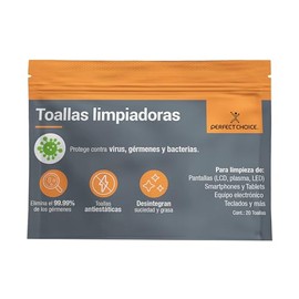 Perfect Choice Toallas LIMPIADORAS para Pantallas (TV´S MONITORES)