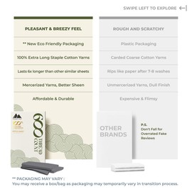 Mayfair Linen 100% Egyptian Cotton Full Size Fitted Sheets Only - 600 Thread Count 16" Deep Pocket Full Size Fitted Sheet, Soft Cooling Sateen No Pop-Off Elastic Bottom Sheets for Adults - Dark Grey