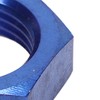 5 Pcs AN8 Female Thread Hex Locking Nut Metal Alloy