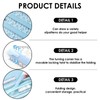 3PCS Plastic Folding Ruler Set 30Cm Transparent Ruler Geometric Ruler