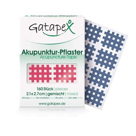 Gatapex Acupuncture Plasters Size S 2.1 x 2.7 cm Assorted Colours Pack of 160