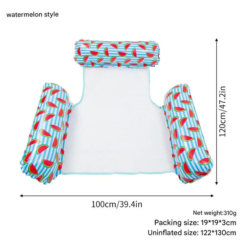 Inflatable Water Hammock Pool Float for Summer Relaxation – 4-in-1