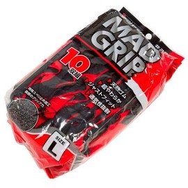 Kawanishi Kogyo Co., Ltd. 2638 Mud Grip, 10 Pieces, Red, L, 1 Bundle