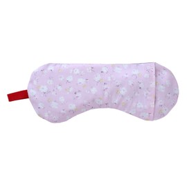 Natural Materials Hinyari with the Power of Salt Warm Mung Beans Salt Eye Pillow Angrose Pink 8.3 x 3.5 x Thickness 0.4 inches (21 x 9 x 1 cm) Relaxing with the scent of lavender and chamomile for