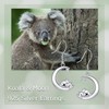 VONALA Animal Dangle Drop Earrings 925 Sterling Silver Koala Moon