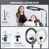 NEEWER 18 Inch Ring Light with Tripod Stand, 55W Large