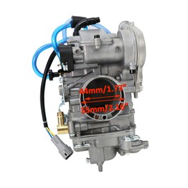 Carburetor for Honda CRF250R (2004 2005 2007), CRF250X (2004-2013) Carb with Air Fuel Mixture Screw (Red)