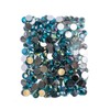 John Bead 400 Pieces 12mm (SS50), Turquoise AB, Acrylic Round