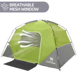 CAMEL CROWN Tents for Camping 4/8 Person Waterproof Quick Setup Folding Outdoor Backpacking Tents 4 People Family Hiking