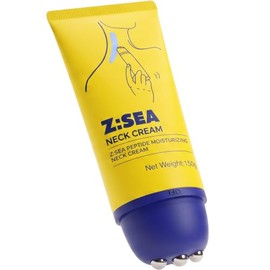 Z：SEA Crema Reafirmante Para El Cuello Z:Sea Con Aplicador De Rodillo - 150 Ml, Antiedad, Hidratante Y Reafirmante (Colágeno, Vitamina C, Ácido Hialurónico)