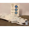 Uline 100 Silica Gel Packet 1/2 Gram Desiccant Currency Coin