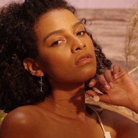 Fettero Moon Gold Pendant Necklace for Women Layered Necklaces Coin New Cresent/Star/Nail/Sun/Tree Circle Pendant Dainty Minimalist Simple Jewelry Womens Girls Mothers Gift