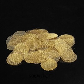 500pcs Pipe Screens, 4/5 Inch Pipe Filters,Premium Brass Pipe Screens Filters