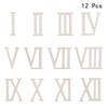 Wooden Roman Numerals Wood Numerics Numbers DIY Ornaments Craft Decoration