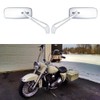 goodfitment - Sliver Rectangle Shape Motorcycle Mirrors,Upgrade Rearview Motorcycle Mirrors