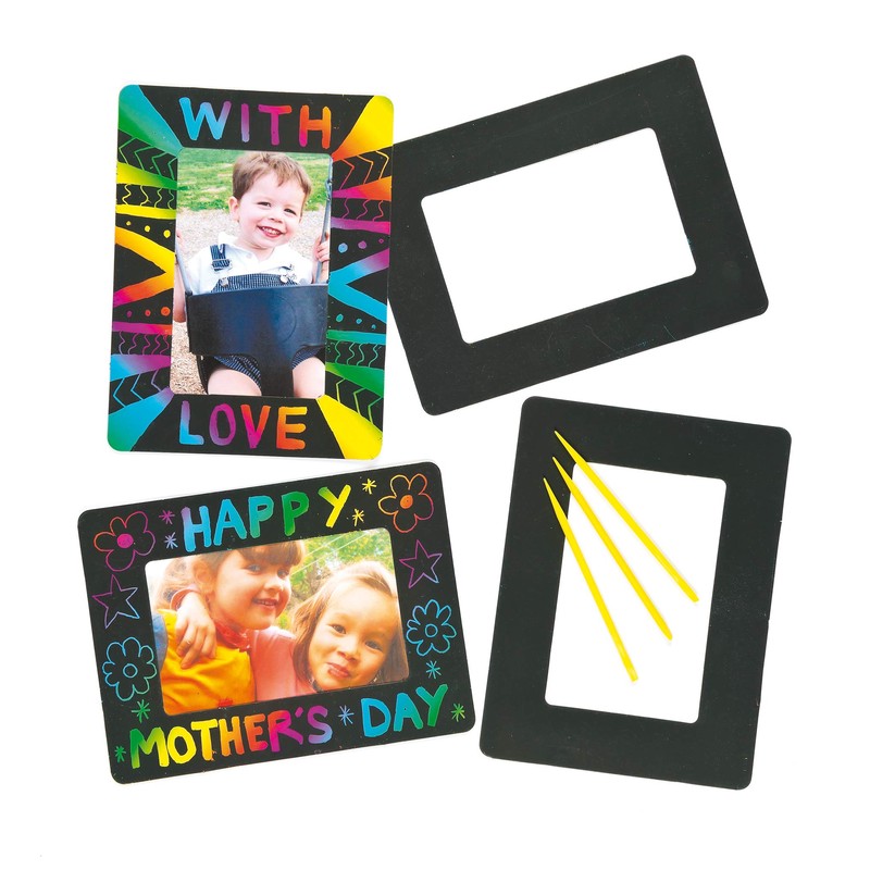 Baker Ross EF409 Scratch Art, assorted colours