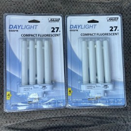 Feit Electric 2 Pack Feit Electric Daylight 27W Compact Fluorescent-4 Pin (1A)