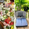 Seed Storage Organizer Kit, Seed Packet Organizer, Blue