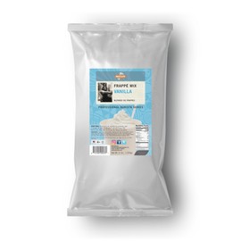 MOCAFE Vanilla Frappe Mix, create crave-worthy blended drinks, also use as a creamer powder for coffee and tea specialty beverages, 3 lbs. bag