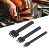 3Pcs Leather Craft Kits, DIYLacing Stitching Chisel Set with Circular