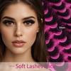 Mink Lashes Fluffy 20mm Faux Mink Lashes Cat Eye Big