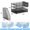 gianotter Desk Organizers and Accessories with File Holder, 4-Tier Desk